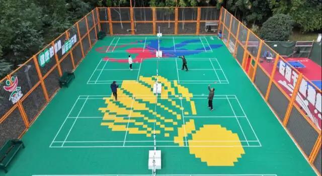 合肥蜀山:在家门口的“健身圈”收安博体育获运动快乐(图4)