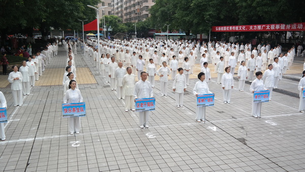 安博体育太极舞动开州健康联动全国——记2024年全国老年人太极拳健身大联动开州分会场盛况(图2)