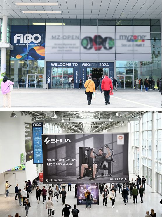 舒华体育亮相FIBO2024全球健身展新增30家国家级意向客户安博体育(图1)