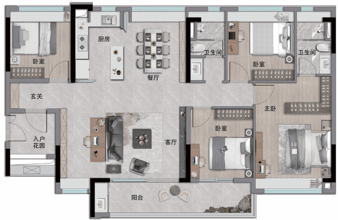 安博体育平台中铁建·信达·花语天宸网站-2024百科最新房价＋户型图＋配套(图18)