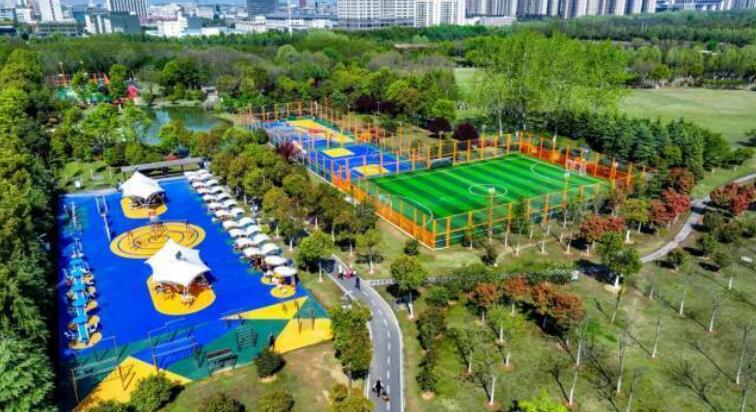 安博体育合肥蜀山：“家門口”的健身圈讓群眾健身“舉步可就”(图2)