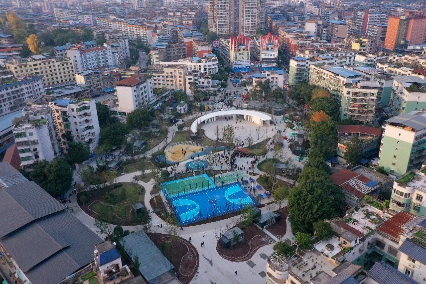 广安城北体育公园的前世今安博体育平台生(图1)