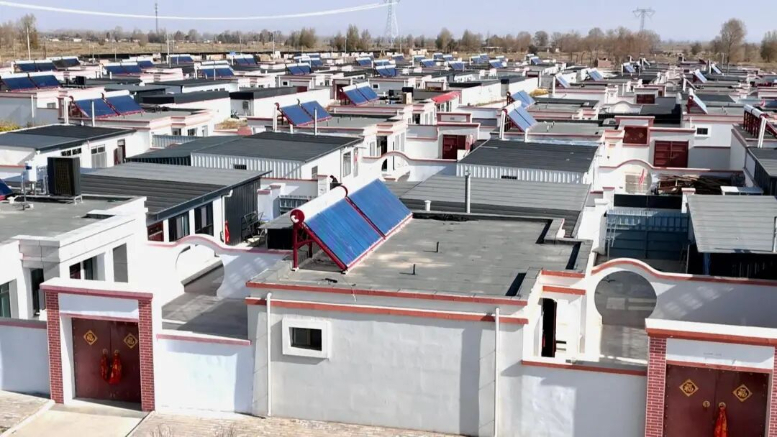 安博体育永昌县六坝镇星海村地质灾害避险搬迁点让乡村生活提质升级(图1)