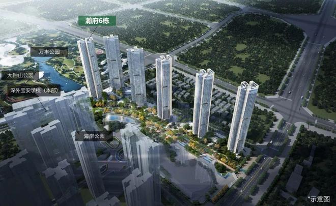 安博体育平台万丰海岸城瀚府100平豪装现楼2梯3户豪宅配比约31m层高(图6)